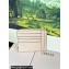 Loewe Large coin cardholder in soft grained calfskin Creamy