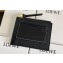 Loewe Large coin cardholder in soft grained calfskin Black