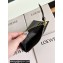 Loewe Large coin cardholder in soft grained calfskin Black