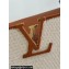 Louis Vuitton Taurillon leather and canvas Capucines MM Bag M59969 Brown