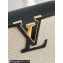 Louis Vuitton Taurillon leather and canvas Capucines Mini Bag Black
