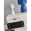 Louis Vuitton Taurillon leather and canvas Capucines Mini Bag Black