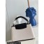 Louis Vuitton Taurillon leather and canvas Capucines BB Bag M59873 Black