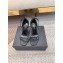 Saint Laurent Heel 10.5cm Opyum sandals in leather 557662 So Black