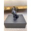 Saint Laurent Heel 10.5cm Opyum sandals in leather 557662 So Black