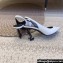 Saint Laurent Heel 8.5cm Opyum slingback Pumps in leather White