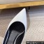 Saint Laurent Heel 8.5cm Opyum slingback Pumps in leather White
