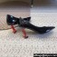 Saint Laurent Heel 8.5cm Opyum Pumps in patent leather 484160 Black/Red