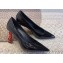 Saint Laurent Heel 8.5cm Opyum Pumps in patent leather 484160 Black/Red