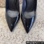 Saint Laurent Heel 8.5cm Opyum Pumps in patent leather 484160 Black/Red
