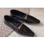 Saint Laurent chris mocassins in Patent Leather Black 2024