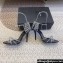 Saint Laurent Heel 10cm Alex Evening Chain Sandals In Lacquered Ayers 2024