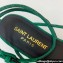 Saint Laurent joni flat sandals in suede and rhinestones Green 2024