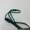 Saint Laurent joni flat sandals in suede and rhinestones Green 2024