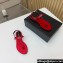 Saint Laurent jackie flat sandals in satin crepe 763491 Red 2024
