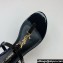 Saint Laurent cassandra sandals in patent leather 659817 Black/Gold 2024