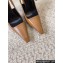Saint Laurent Heel 11cm lee slingback pumps in glazed leather 763421 Brown 2024