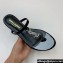 Saint Laurent cassandra slides in patent leather 776081 Black/Crystal 2024