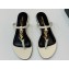 Saint Laurent cassandra slides in patent leather 776081 Creamy/Gold 2024