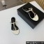 Saint Laurent cassandra slides in patent leather 776081 Creamy/Gold 2024