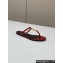 Saint Laurent cassandra slides in patent leather 776081 Red/Gold 2024