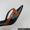Saint Laurent Heel 4cm clara Mules in leather Brown 2024