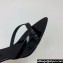 Saint Laurent Heel 4cm clara Mules in leather Black 2024
