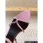 Saint Laurent Heel 5.5cm clara sandals in crepe satin Pink 2024