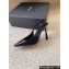 Saint Laurent Heel 11cm calista slingbacks 756082 Leather Black 2024