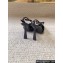 Saint Laurent Heel 11cm calista slingbacks 756082 Leather Black 2024