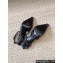 Saint Laurent Heel 11cm calista slingbacks 756082 Leather Black 2024