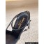Saint Laurent Heel 11cm calista slingbacks 756082 Leather Black 2024