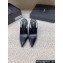 Saint Laurent Heel 10.5cm Opyum slingback Pumps in patent leather Black/Red