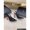 Saint Laurent Heel 10.5cm Opyum slingback Pumps in patent leather Black/Red