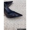 Saint Laurent Heel 10.5cm Opyum slingback Pumps in patent leather Black/Red