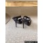 Saint Laurent Heel 11cm spontini slingbacks 756036 Satin Black 2024
