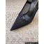 Saint Laurent Heel 11cm anja pumps in mesh 755099 Black 2024