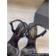 Saint Laurent Heel 10.5cm Opyum slingback sandals in patent leather 754880 So Black