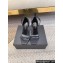 Saint Laurent Heel 10.5cm Opyum sandals in leather 557662 Black/Silver