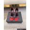 Saint Laurent Heel 10.5cm Opyum sandals in patent leather 557662 Red