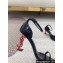 Saint Laurent Heel 8.5cm Opyum sandals in patent leather 557679 Black/Red
