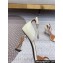 Saint Laurent Heel 8.5cm Opyum sandals in leather 557679 Beige