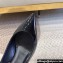 Saint Laurent Heel 8.5cm Opyum slingback Pumps in patent leather Black/Red