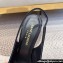 Saint Laurent Heel 8.5cm Opyum slingback Pumps in patent leather Black/Silver
