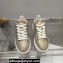 Jimmy Choo Diamond Maxi/F Leather Trainers Sneakers White/Gold with All Over Crystals and Platform Sole 2024