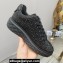 Jimmy Choo Diamond Maxi/F Leather Trainers Sneakers Black with All Over Crystals and Platform Sole 2024
