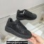 Jimmy Choo Diamond Maxi/F Leather Trainers Sneakers Black with All Over Crystals and Platform Sole 2024