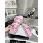 Chanel Crystal CC Logo Beach Sandals Pink 2024