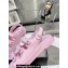 Chanel Crystal CC Logo Beach Sandals Pink 2024