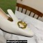 Gucci Heel 5.5cm Pumps with Horsebit in leather White